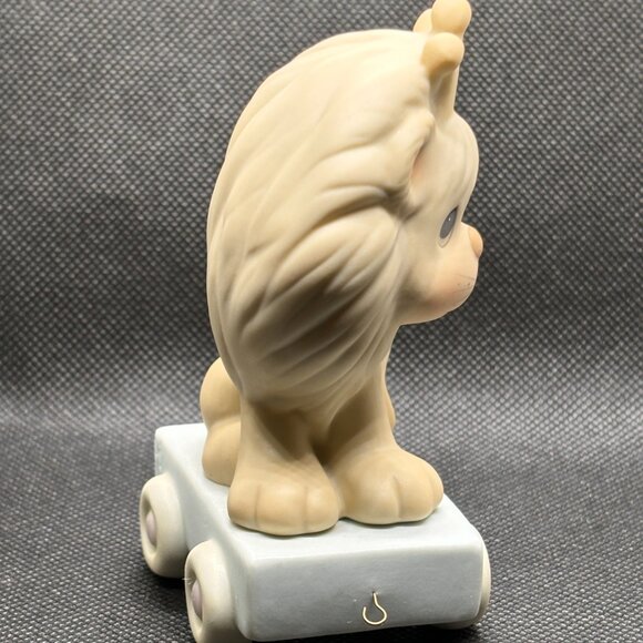 Vintage Precious Moments Birthday Train Series Lion Age 5 with Original Box - Picture 6 of 7